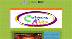 Desktop Screenshot of calvarybible.us