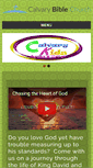 Mobile Screenshot of calvarybible.us
