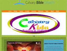 Tablet Screenshot of calvarybible.us