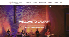 Desktop Screenshot of calvarybible.com