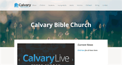 Desktop Screenshot of calvarybible.org