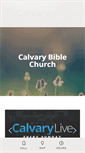 Mobile Screenshot of calvarybible.org